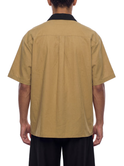 Color Block Short Sleeve Polo