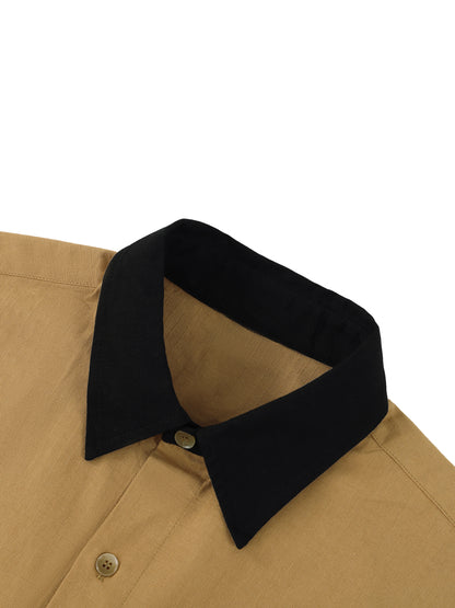 Color Block Short Sleeve Polo