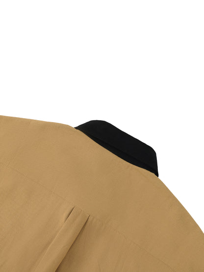 Color Block Short Sleeve Polo