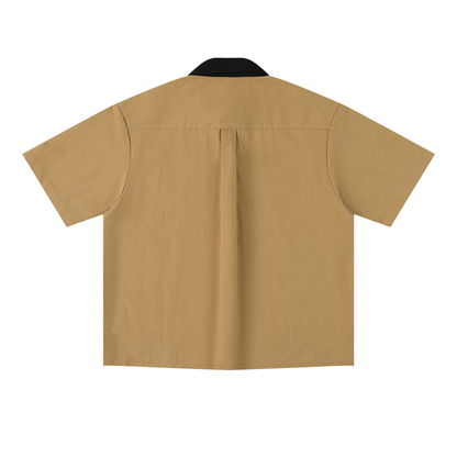 Color Block Short Sleeve Polo