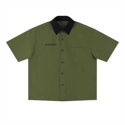 Color Block Short Sleeve Polo