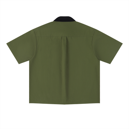 Color Block Short Sleeve Polo