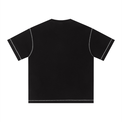 Faded Waffle Knit Boxy Tee
