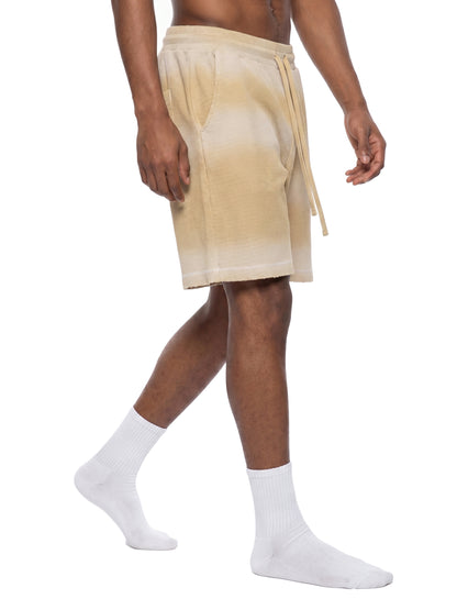 Faded Waffle Knit Shorts