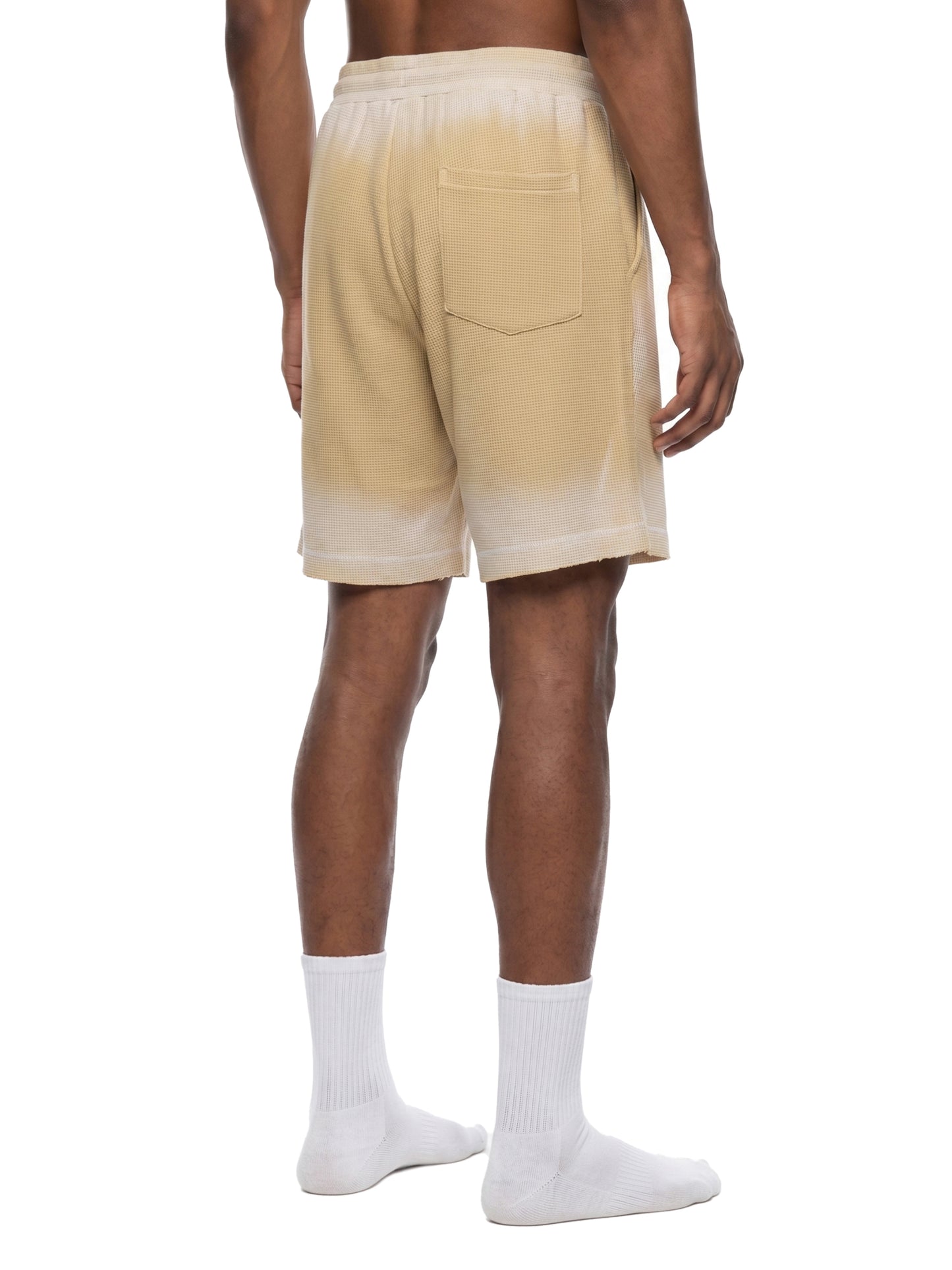 Faded Waffle Knit Shorts