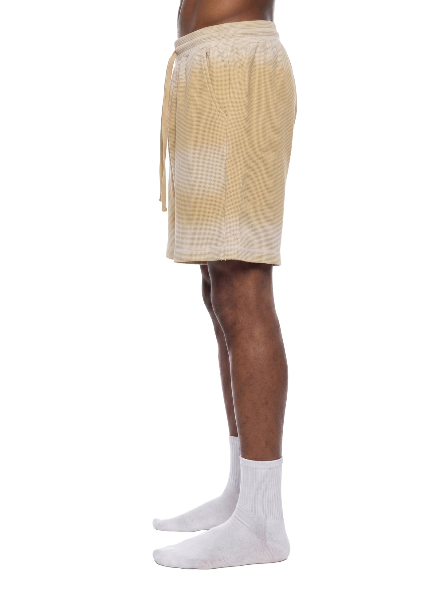Faded Waffle Knit Shorts