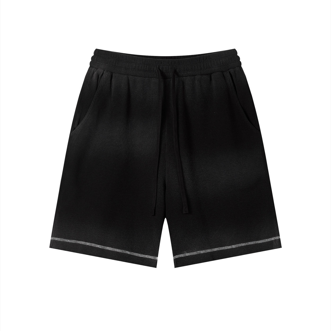 Faded Waffle Knit Shorts