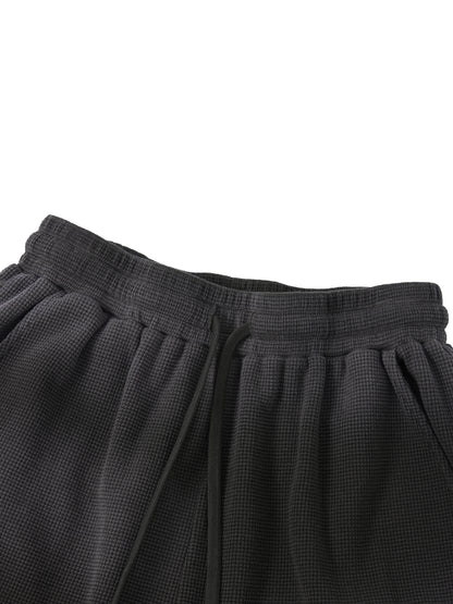 Faded Waffle Knit Shorts