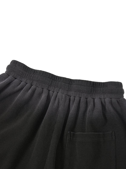 Faded Waffle Knit Shorts