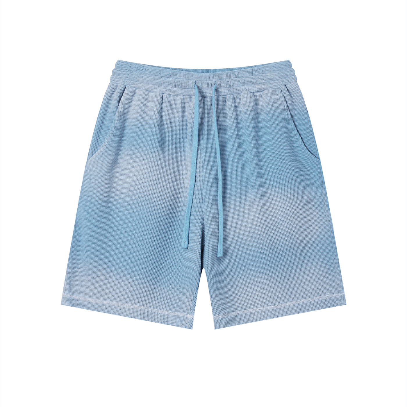 Faded Waffle Knit Shorts