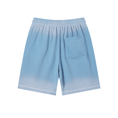 Faded Waffle Knit Shorts