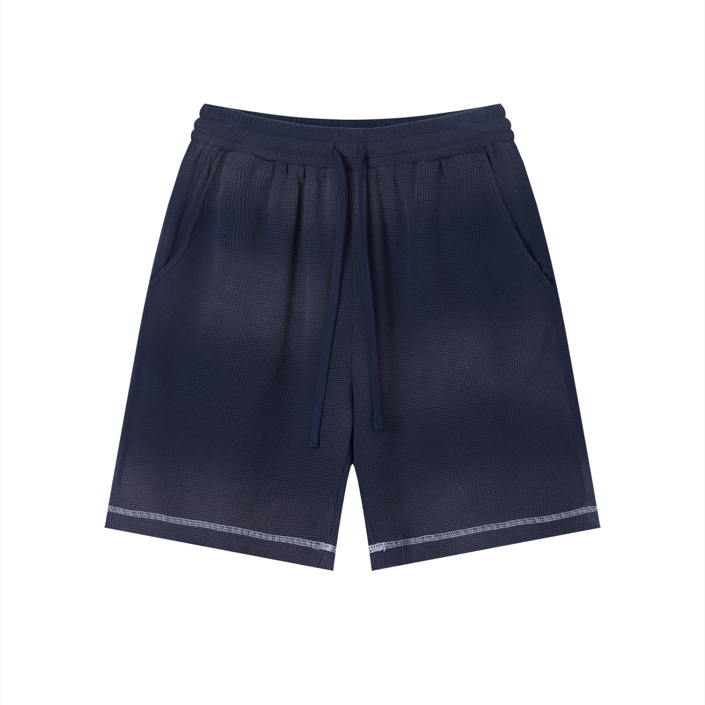Faded Waffle Knit Shorts