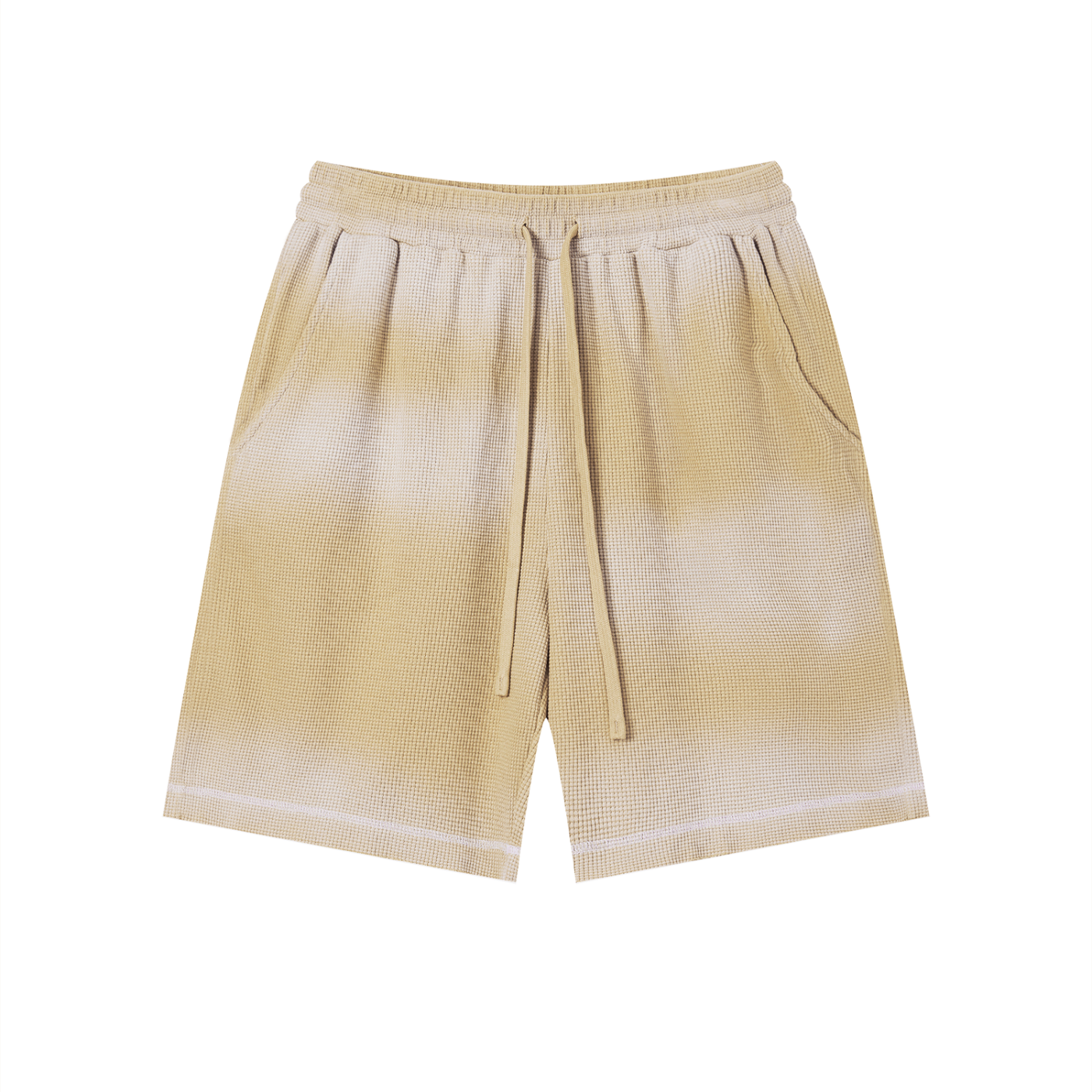 Faded Waffle Knit Shorts