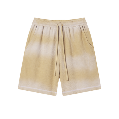 Faded Waffle Knit Shorts