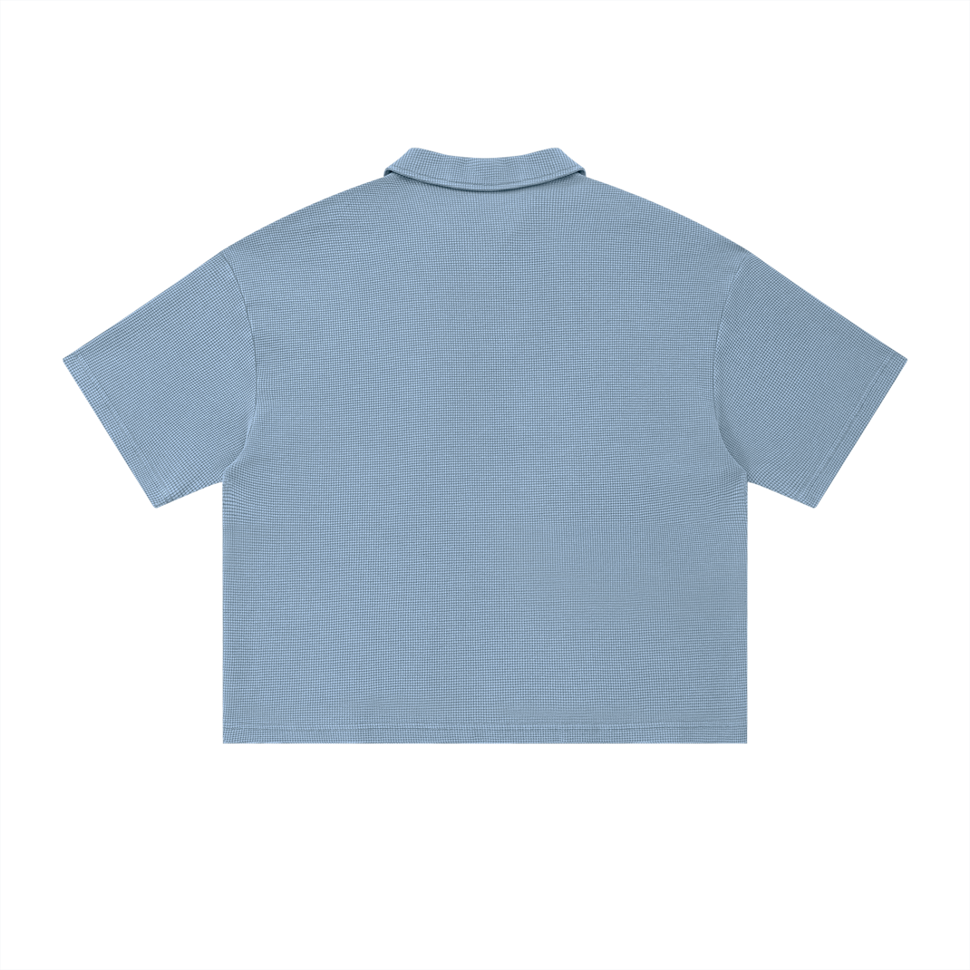 Vintage Wash Waffle Boxy Polo
