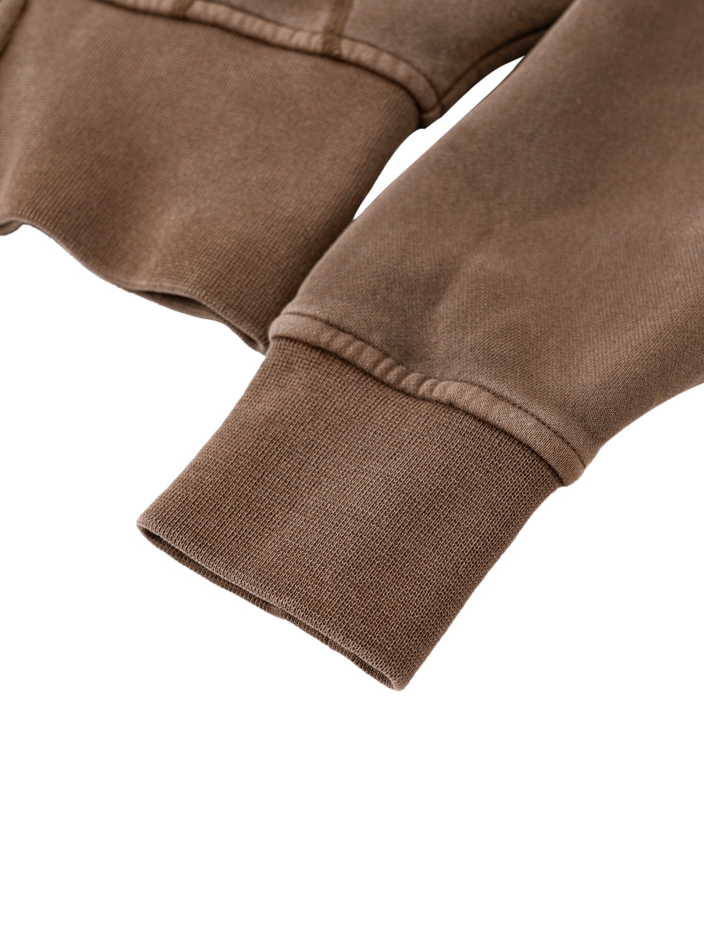 Vintage Washed Cropped Fleece Hoodie