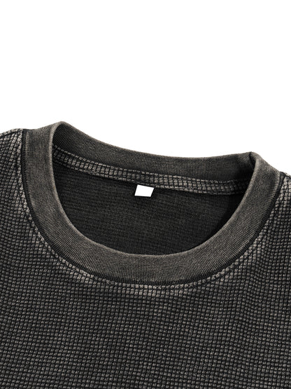 Waffle Boxy Tee