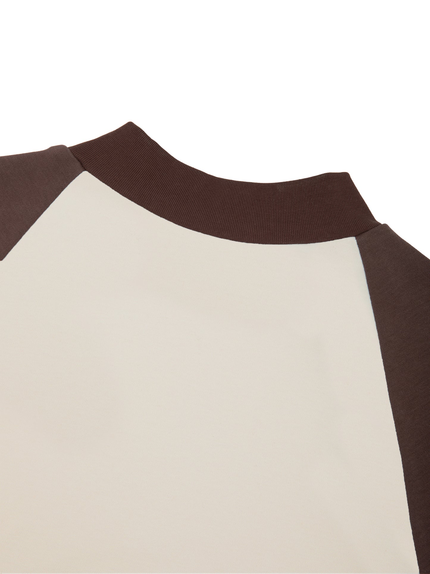 Women's Color Block Raglan Crop Tee