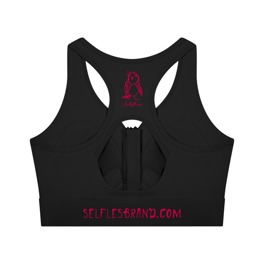 Women’s Cropped Zip Yoga Sports Bra