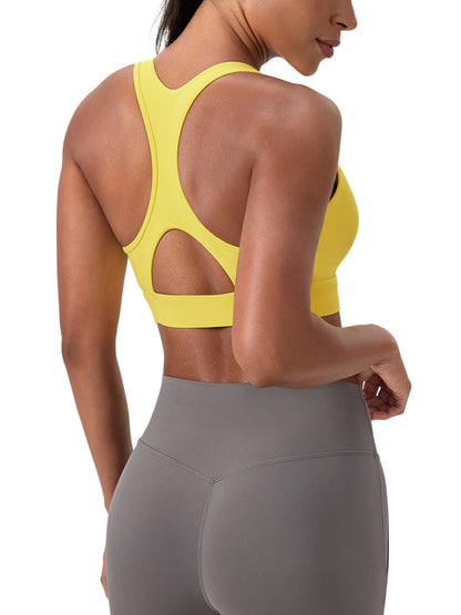 Crossover V-Neck Sports Bra