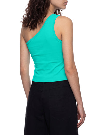 One Shoulder Cropped Tank