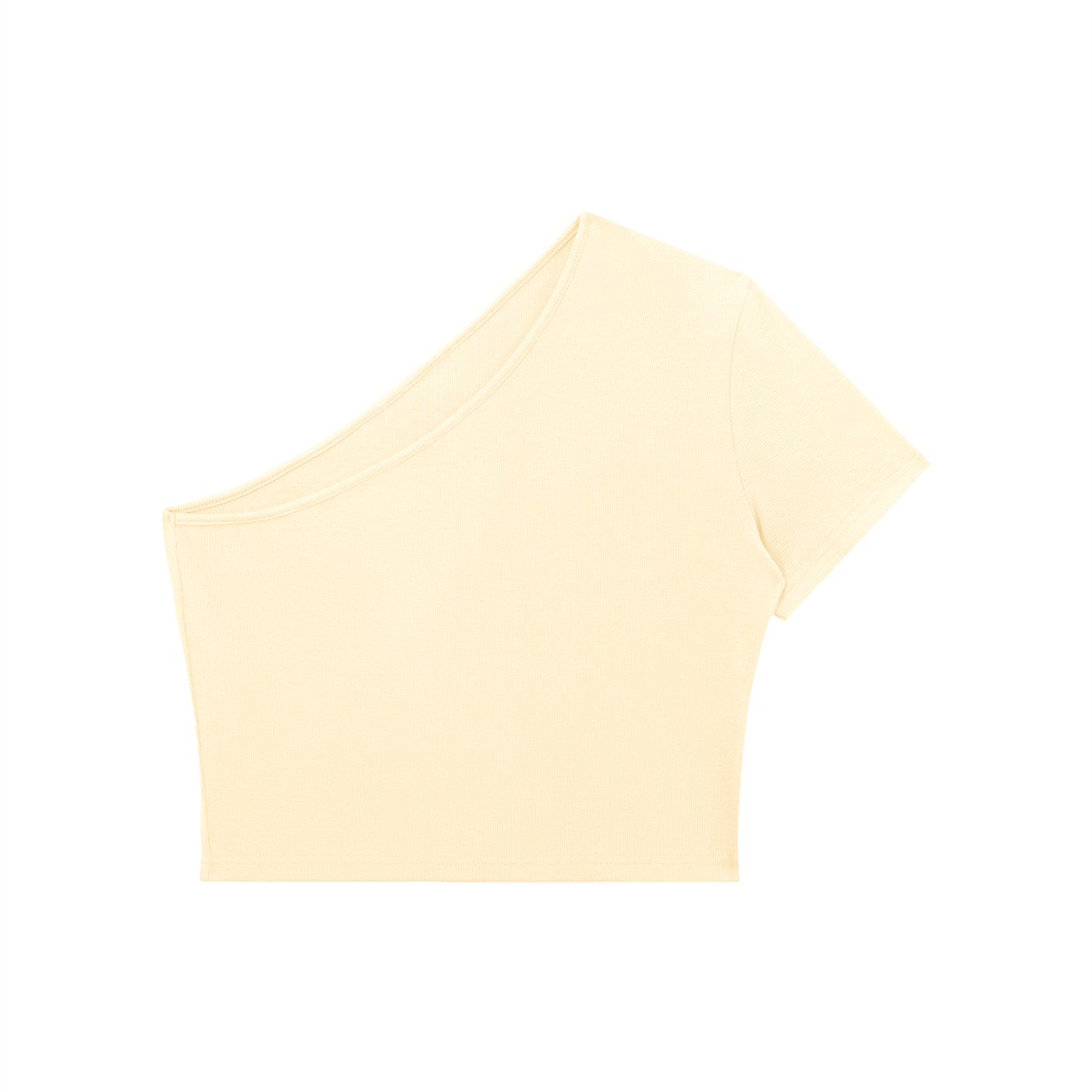 One Shoulder Cropped Tee