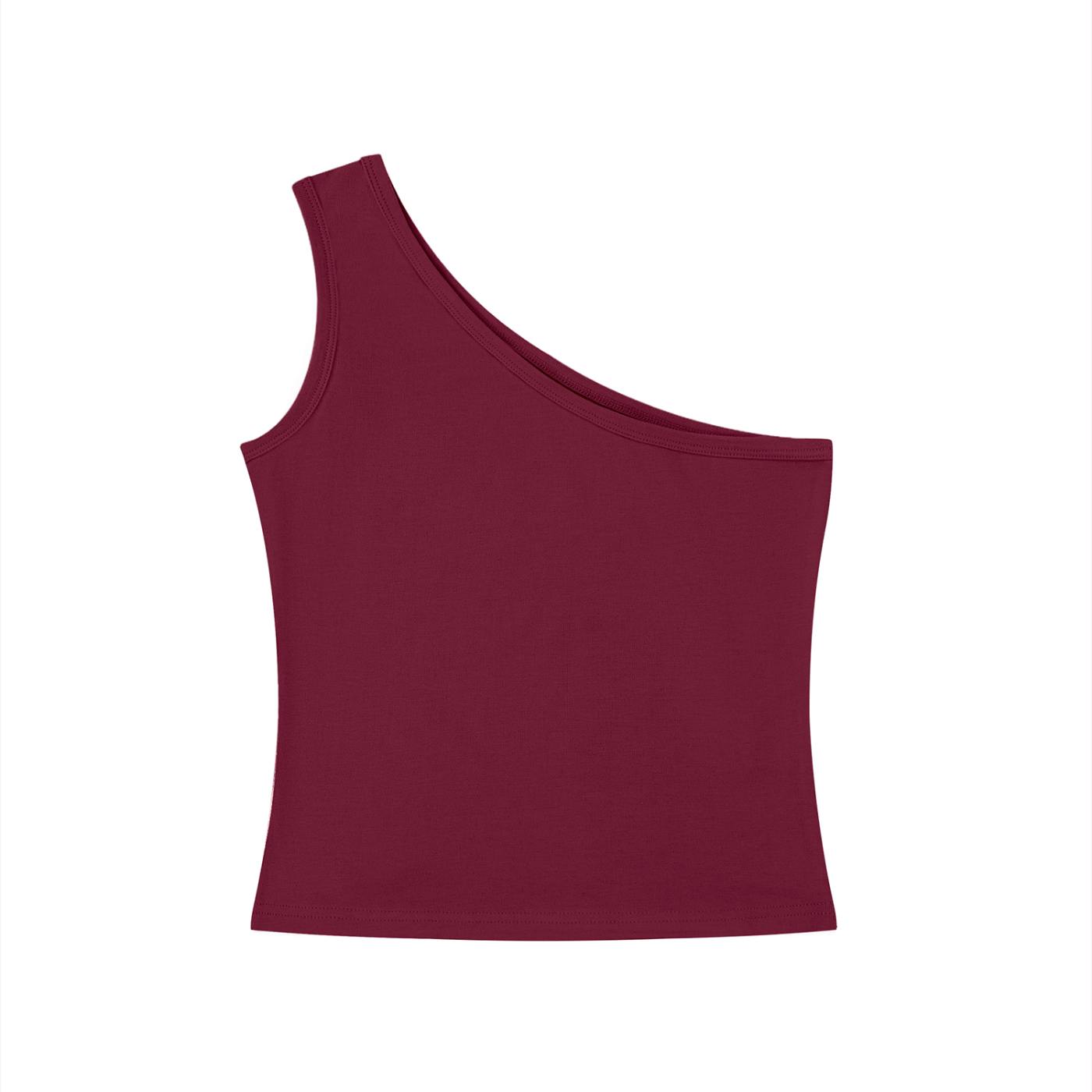 One Shoulder Cropped Tank