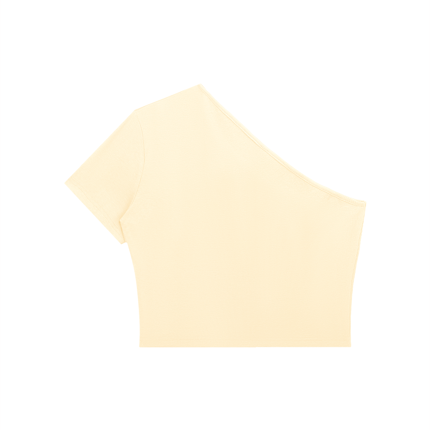 One Shoulder Cropped Tee