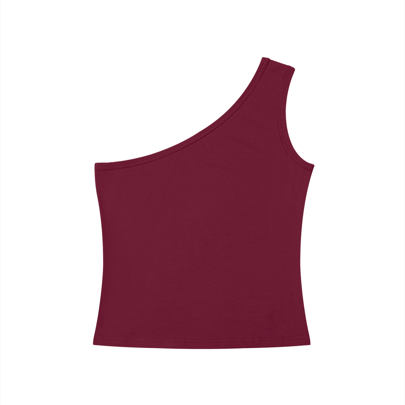 One Shoulder Cropped Tank