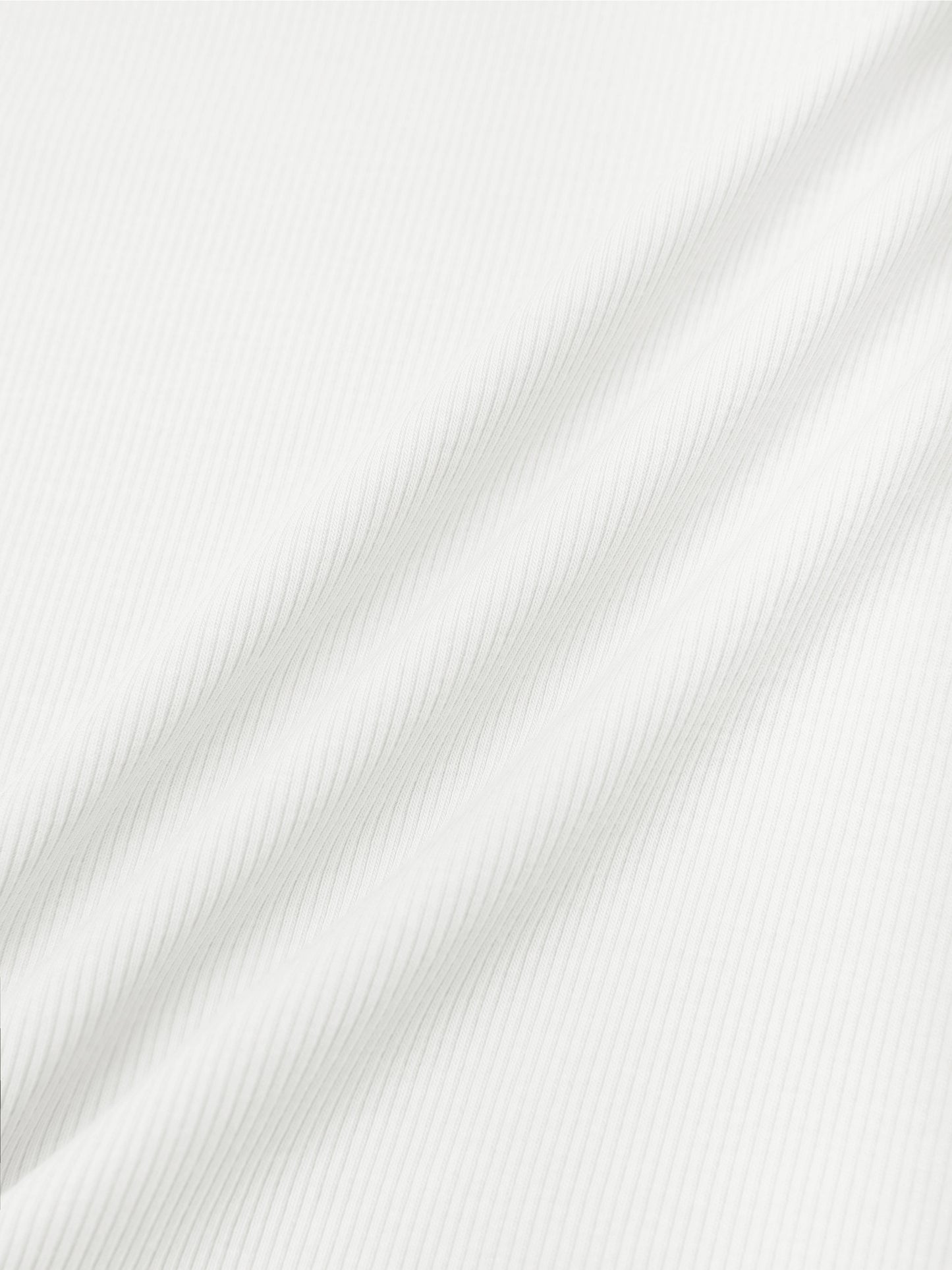 Slim Fit Ribbed Cropped Tee