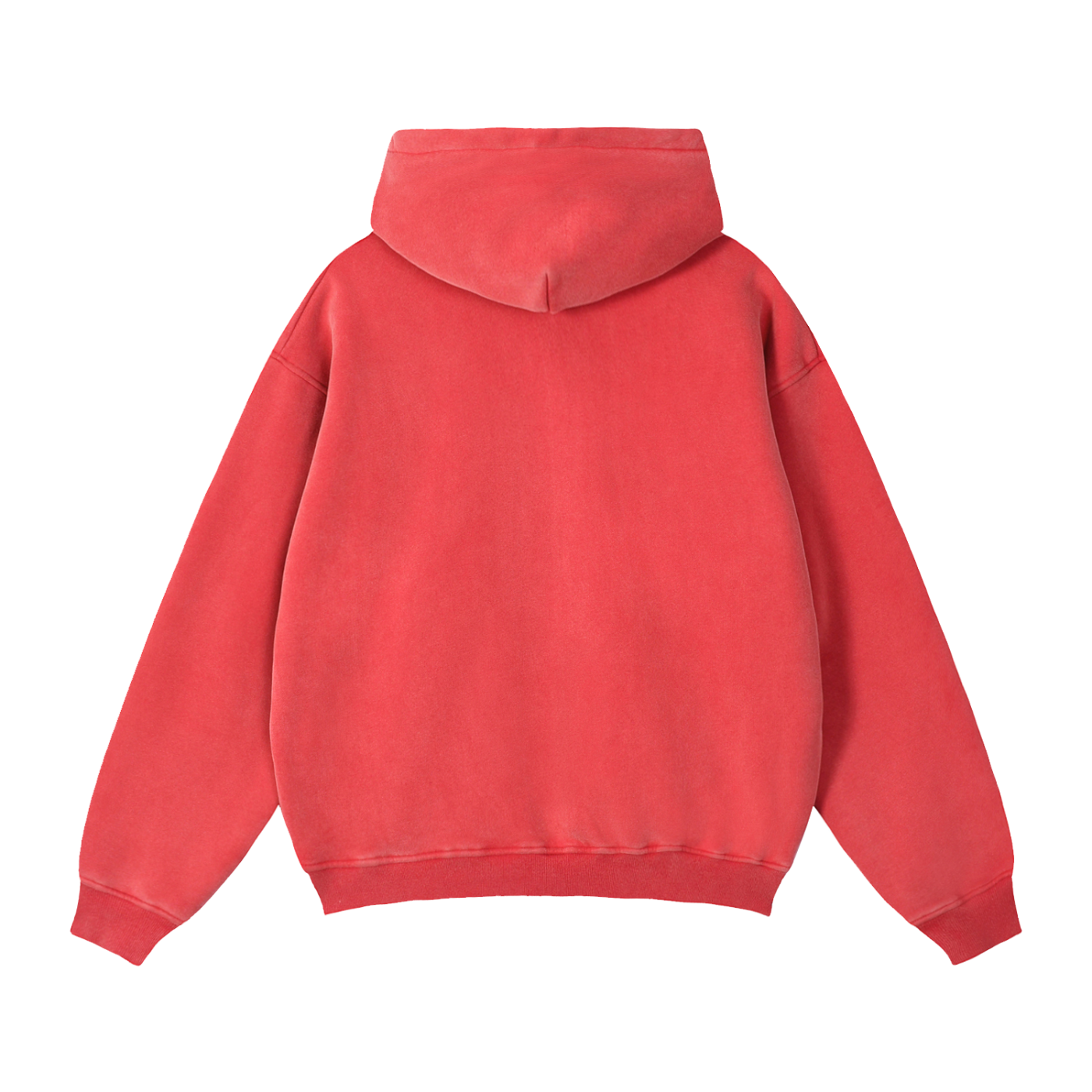 Full Zip Boxy Fleece Hoodie