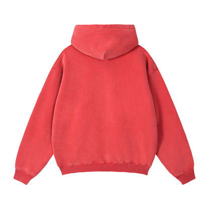 Full Zip Boxy Fleece Hoodie