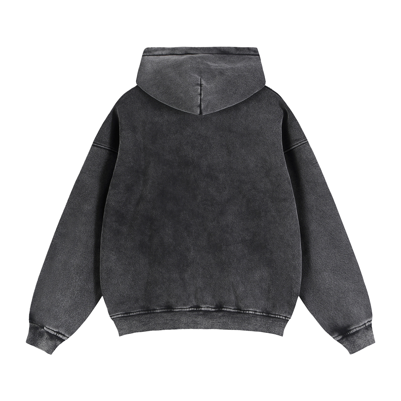 Full Zip Boxy Fleece Hoodie